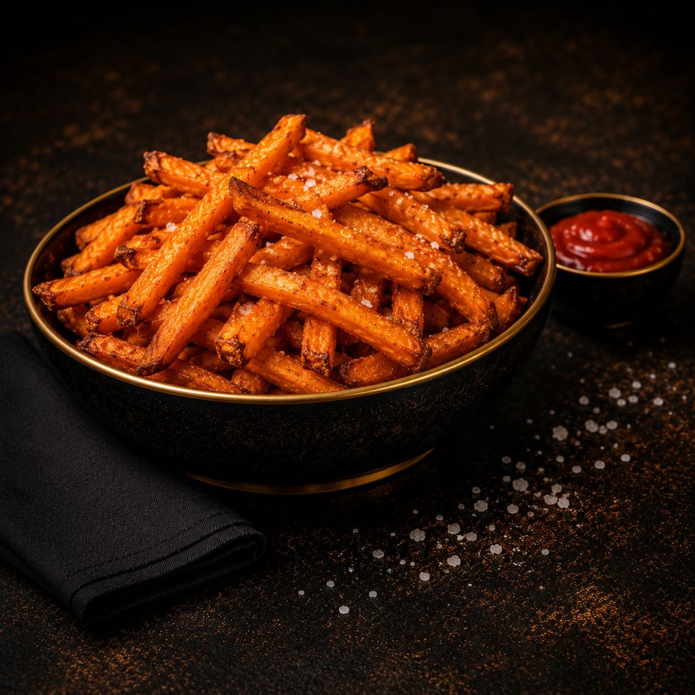 Frites de patates douces croustillantes